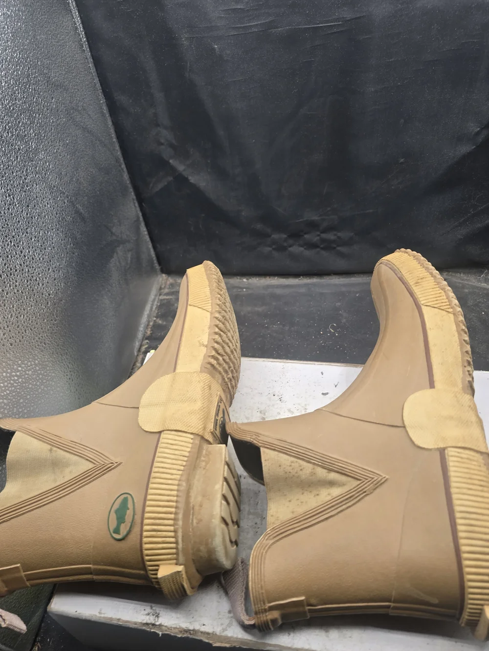 Georgia Boot Tan Waterproof Pull-On Rain & Snow Boots